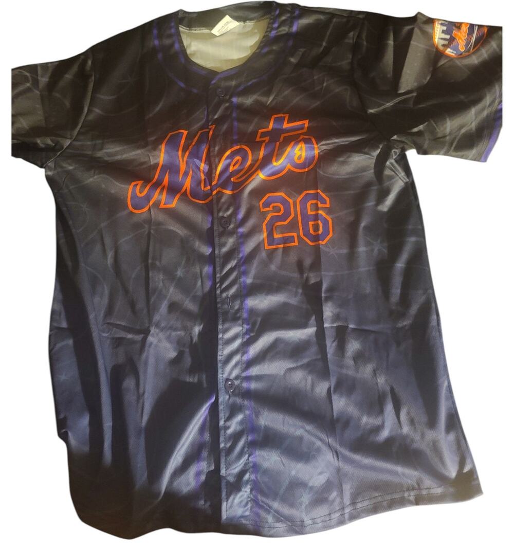 Brand New 2026 KPop Demon Hunters Mets Baseball Jersey SGA Citi Field  8-15 XL